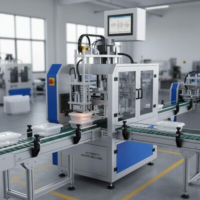 200360550mm آلة الارتباط التلقائية مع سرعة الختم 2s حاوية توفير الأداء في خطوط تجميع الحاويات